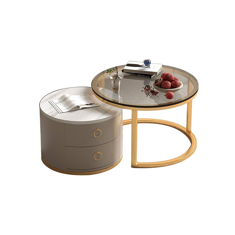 Amazon.com: VejiA Large Coffee Table Nesting Table Set of 2